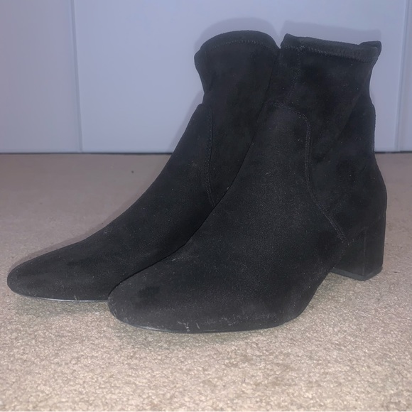 Faux suede booties - Picture 7 of 11